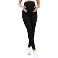 thumbnail image 1 of HBGVBA Maternity Leggings for Women,Over Belly Pregnancy Active Wear,High Waist Breathable Pilates Belly Support Full Length Fall Pants, 1 of 5