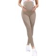 thumbnail image 1 of HBGVBA Maternity Leggings for Women,Over Belly Pregnancy Active Wear,High Waist Breathable Pilates Belly Support Full Length Fall Pants, 1 of 5
