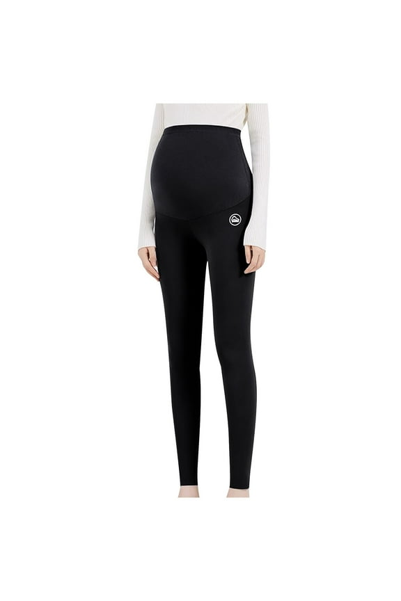 Maternity Leggings for Women,Pregnancy Over Belly Yoga Pants,Barbell Leggings Thin Wear Summer Long Pants