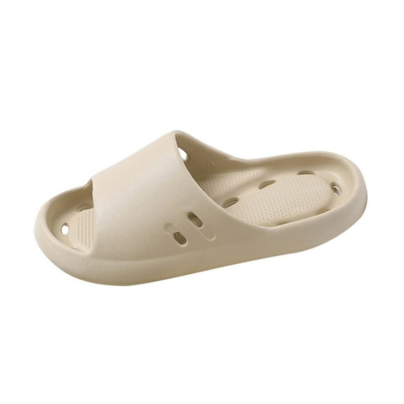 HBGVBA Men Shower Shoes Stylish Casual Summer Home Bathroom Water Drainage Quickly Dry Odor Indoor Comfortable Shoes 42