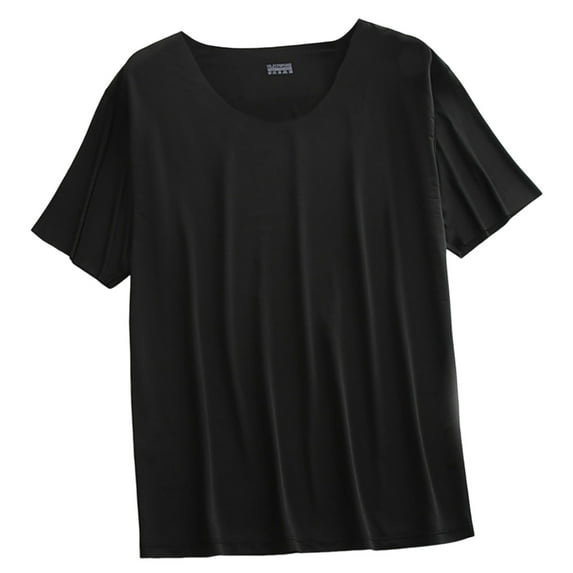 Bovxnpu Men's Pajamas Top Sleep Shirt, Mens T-Shirts Classic Soft Tee Loungewear Lightweight Short Sleeves Pajama Sleep Shirt,