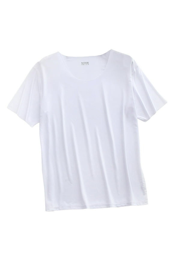 Men's Pajamas Top Sleep Shirt, Mens T-Shirts Classic Soft Tee Loungewear Lightweight Short Sleeves Pajama Sleep Shirt,