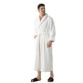 thumbnail image 1 of Bovxnpu Mens Bathrobes, Mens Fleece Robe Soft Warm Fleece Bathrobe Long Robe With Pockets, 1 of 5