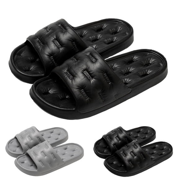 HBGVBA Mens Bathroom Slippers Summer Indoor Outdoor Shower Casual Comfortable Soft Sole Shoes 41