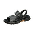 thumbnail image 1 of HBGVBA Mens Beach Sandals Breathable Open Toe Thick Sole Summer Casual Outdoor Comfortable Lightweight Shoes 42, 1 of 4