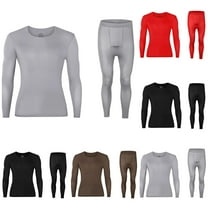 Bovxnpu Mens Thermal Fleece Lined Long Johns Base Layer Shirts Pant, Thermal for Men Long Johns with Fleece Lined Base Layer Men Cold Weather Top Bottom