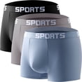thumbnail image 1 of HBGVBA Underwears Boxers Briefs for Men 3 Pack,Athleisure Boxers Shorts Stretch Breathable Basic Underpants Daily Wear, 1 of 4