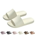 thumbnail image 1 of HBGVBA Unisex House Slippers EVA Material Couple Style Indoor Outdoor Soft Sole Bathroom Shower Trendy All Season Shoes 38, 1 of 5