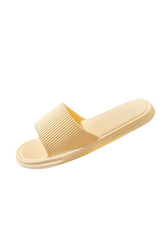 Unisex House Slippers Lightweight Indoor Outdoor Flat Sole Summer Casual Home Comfortable Womens Shoes 40
