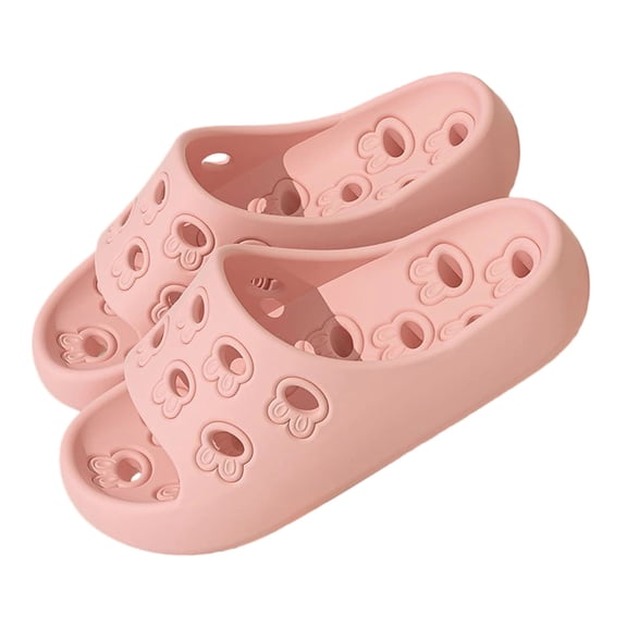 HBGVBA Unisex Shower Shoes Style Perforated Water Drainage Quickly Dry Odor Home Bathroom Indoor Comfortable Shoes 39