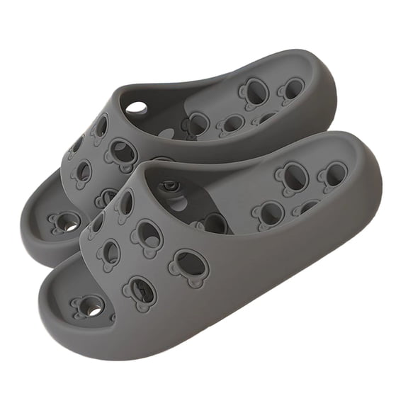HBGVBA Unisex Shower Shoes Style Perforated Water Drainage Quickly Dry Odor Home Bathroom Indoor Lightweight Shoes 42