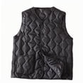 thumbnail image 1 of Bovxnpu Winter Coats for Women, Women's Oversized Puffer Vest Casual Solid Color Sleeveless No Hood Lapel Cotton Vest Warm Winter Clothing, 1 of 3