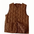 thumbnail image 1 of Bovxnpu Winter Coats for Women, Women's Oversized Puffer Vest Casual Solid Color Sleeveless No Hood Lapel Cotton Vest Warm Winter Clothing, 1 of 3