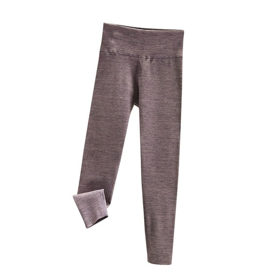 Bovxnpu Women Pajama Pants, Plus Size Pajama Pants Sleep Pants Lounge Pants Fall Winter Warm Solid Color Base Layer 3 Quarter Length Sleep Trousers Loungewear Sleepwear