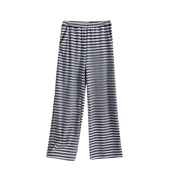 Bovxnpu Women Pajama Pants, Plus Size Pajama Pants Sleep Pants Lounge Pants Stylish Checkered Elastic Waist Cotton Home Trousers Outerwear Loungewear Sleepwear