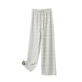 thumbnail image 1 of Bovxnpu Women Pajama Pants, Plus Size Pajama Pants Sleep Pants Lounge Pants Stylish Checkered Elastic Waist Cotton Home Trousers Outerwear Loungewear Sleepwear, 1 of 5