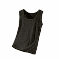 thumbnail image 1 of Bovxnpu Women's Pajama Tops Sleep Shirt, Women's Thermal Shirt Fall Winter Cotton Trimmed Round Neck Warm Vest Sleeveless Base Layer for Underwear Sleepwear Loungewear, 1 of 3