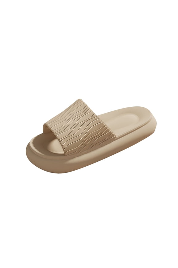 Womens Bathroom Slippers Thick Sole Wave Lightweight Summer Indoor Shoes 40