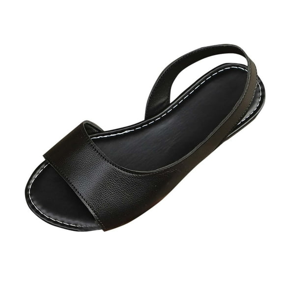 HBGVBA Womens Beach Sandals Fishes Mouth Flat Sole Versatile Summer Casual Comfortable Outdoor Lightweight Shoes 41