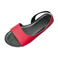 thumbnail image 1 of HBGVBA Womens Beach Sandals Fishes Mouth Flat Sole Versatile Summer Casual Comfortable Outdoor Lightweight Shoes 43, 1 of 4