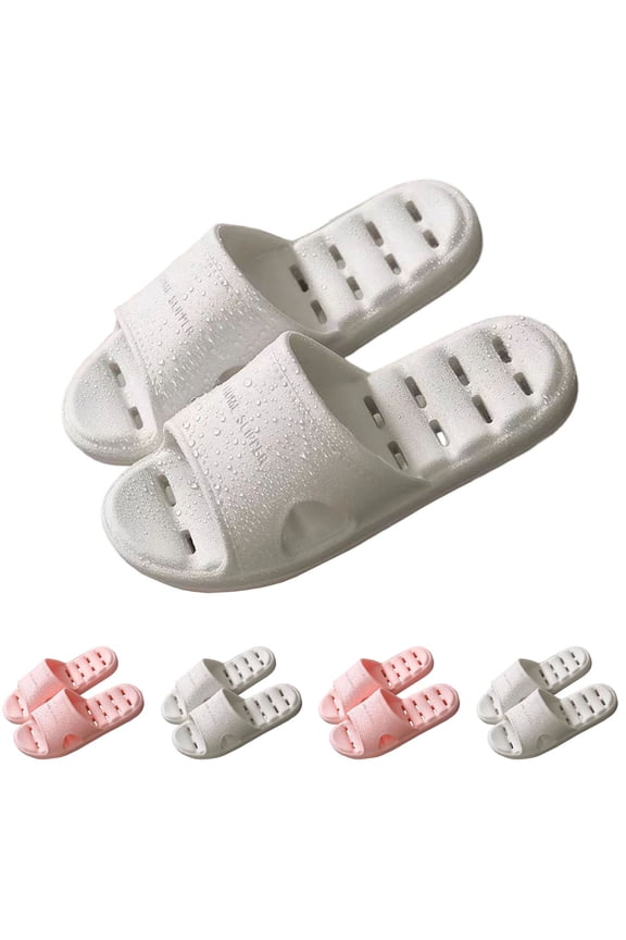 Womens Shower Shoes EVA Material Quickly Dry Water Drainage Bathroom Summer Lightweight Indoor Outdoor Daily Wear House Shoes 40