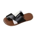 thumbnail image 1 of HBGVBA Womens Summer Sandals Breathable Color On Toe One Strap Thick Sole Fishes Mouth Summer Shoes 36, 1 of 4