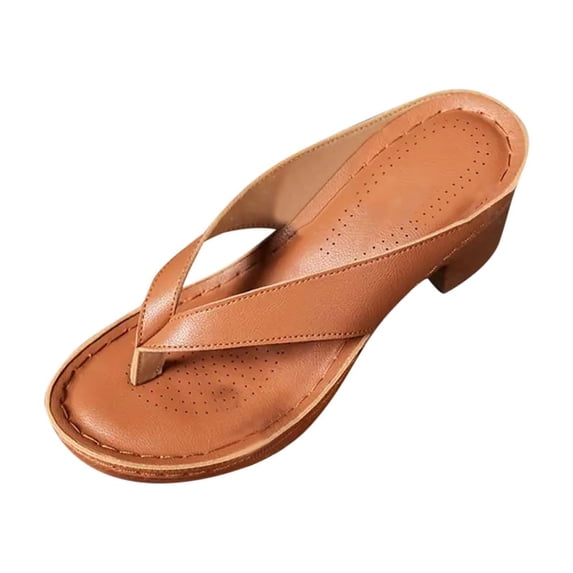 HBGVBA Womens Summer Sandals Plus Size Toe Loop Open Toe Breathable Wedge Heel Summer Casual Outdoor Shoes 43