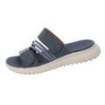 thumbnail image 1 of HBGVBA Womens Summer Sandals Stylish Versatile Wedge Heel Plus Size Summer Trend Soft Sole Comfortable Casual Shoes 43, 1 of 4