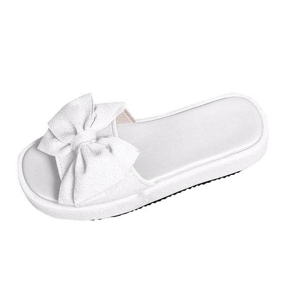 HBGVBA Womens Summer Slippers Thick Sole Decorative Open Toe Breathable Outdoor Summer Versatile Casual Comfortable Shoes 37