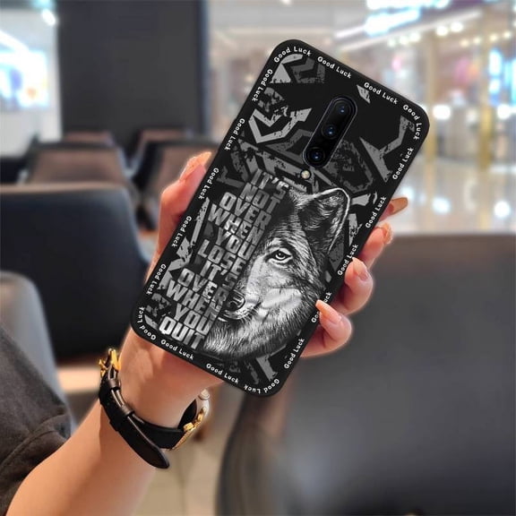 HBH-Phone Case For OnePlus 7 Pro/1+7 Pro, Dirt-resistant Anti-dust Back Cover Durable Shockproof Phone Protector Full wrap Silicone TPU Waterproof Fashion Design Cute Anti-knock Graffiti
