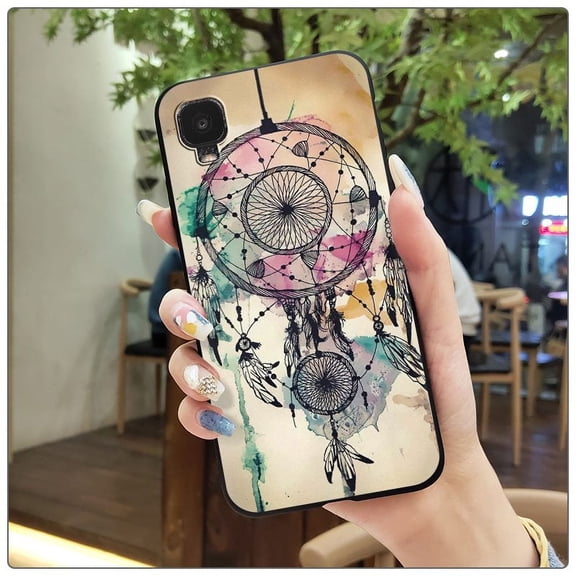 HBH-Phone Case For TCL A3/A509DL, Silicone Shockproof Anti-dust protective Waterproof Durable Cover Cartoon Dirt-resistant TPU Cute Anti-knock Back Cover Fashion Design Full wrap