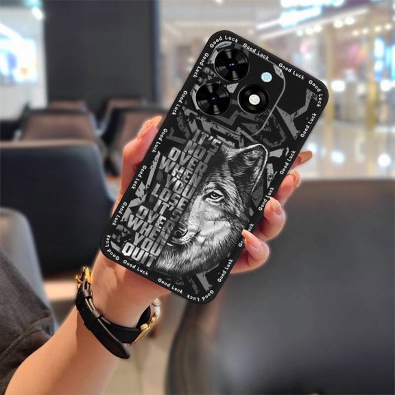 HBH-Phone Case For Tecno Spark Go 2024/Spark20C/BG6/POP8, Phone Protector Full wrap Soft case Graffiti Shockproof Anti-dust TPU Back Cover Anti-knock Protective Durable Waterproof Cute