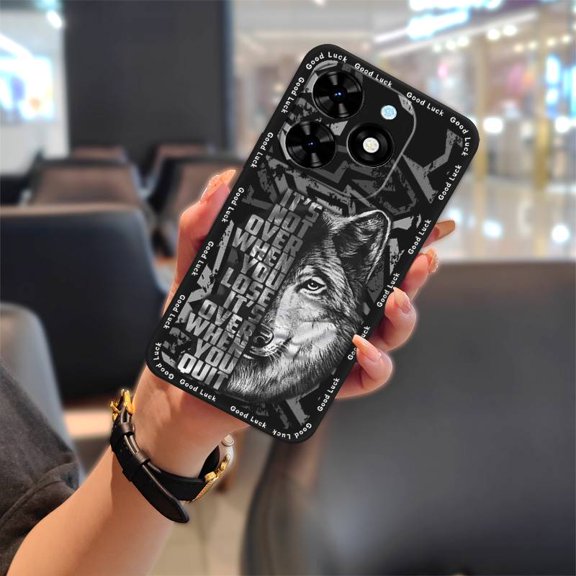 HBH-Phone Case For Tecno Spark Go 2024/Spark20C/BG6/POP8, Phone Protector Full wrap Soft case Graffiti Shockproof Anti-dust TPU Back Cover Anti-knock Protective Durable Waterproof Cute