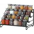 thumbnail image 1 of HBK 4-Tier Spice Rack Organizer for Cabinet, Adjustable Metal Seasoning Shelf for Pantry & Countertop Kitchen Storage, Black, 13 x 10 x 6.5 Inches, 1 of 7