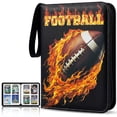 thumbnail image 1 of HBK Football Card Binder,900 Pocket Sports Card Binder for Trading Cards Display & Storage, 1 of 8