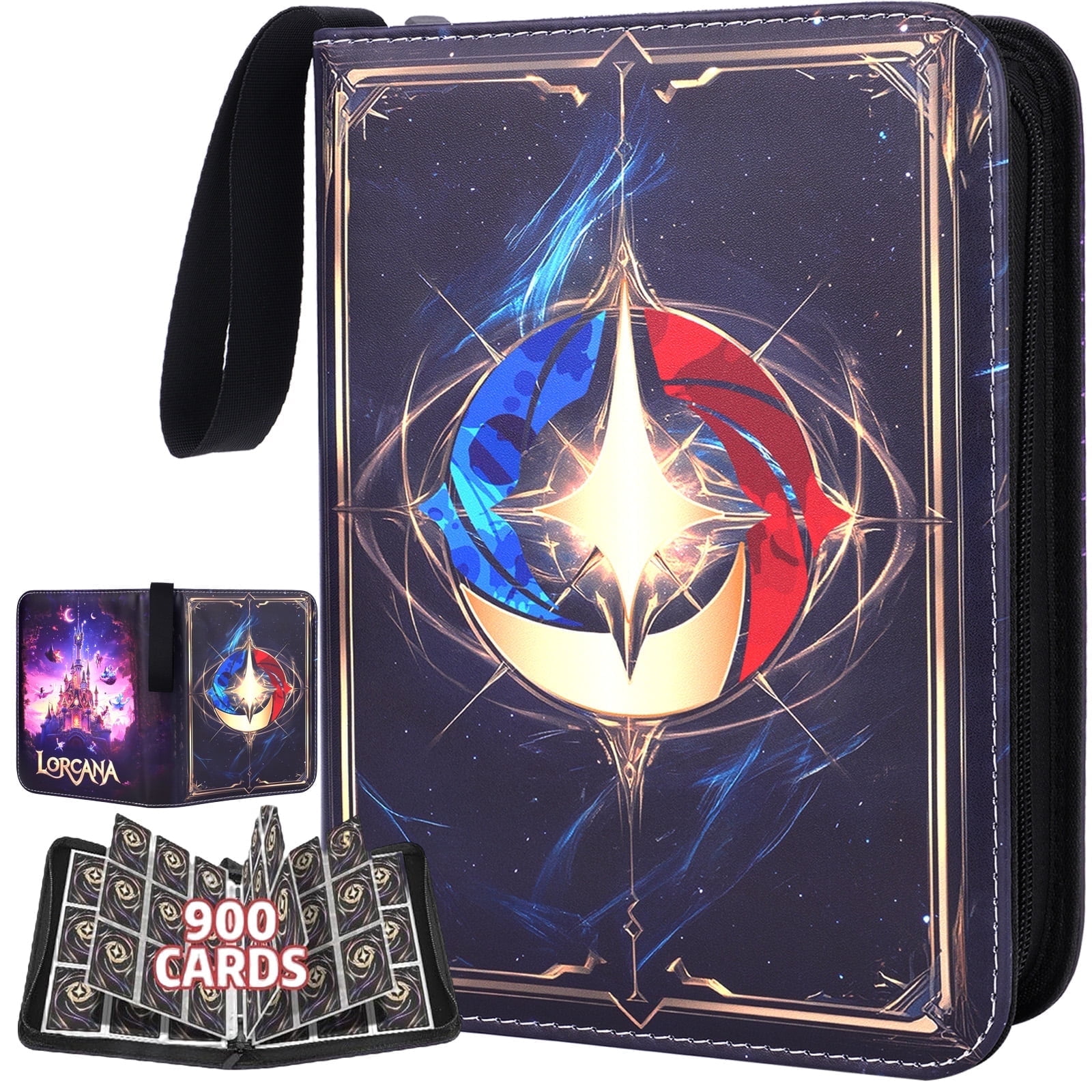 how to make a pokemon card binder out of paper Collector's Series 12 Pocket Zip Trading Card Binder - PURPLE main image 1
