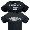 thumbnail image 1 of HBK Shawn Michaels The Legend Lives On Ichthys T-shirt, 1 of 6