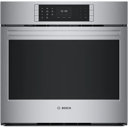 Bosch - Benchmark Series 30" Built-In Single Electric Convection Wall Oven - Stainless steel