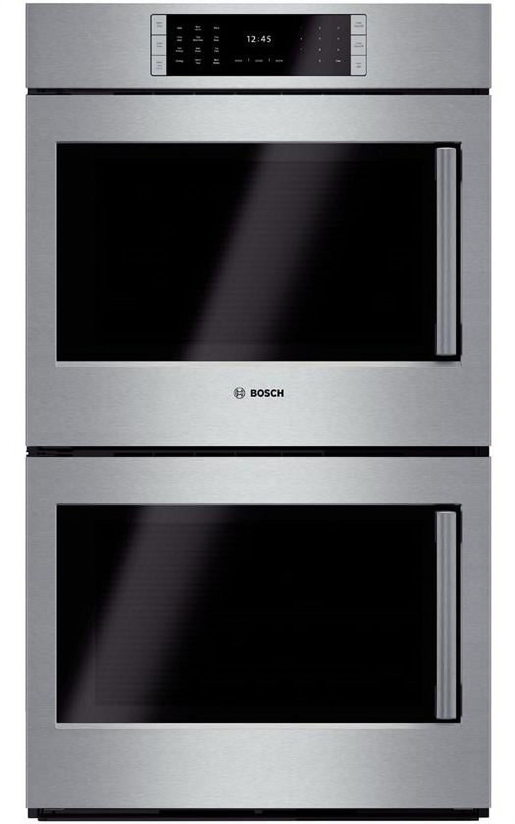 HBLP651LUC 30"" Double Wall Oven with 4.6 cu. ft. Capacity Ovens  Left SideOpening Door  14 Cooking Modes  SteelTouch Buttons  Self-Clean  AutoProbe and Star-K Certified  in Stainless Steel