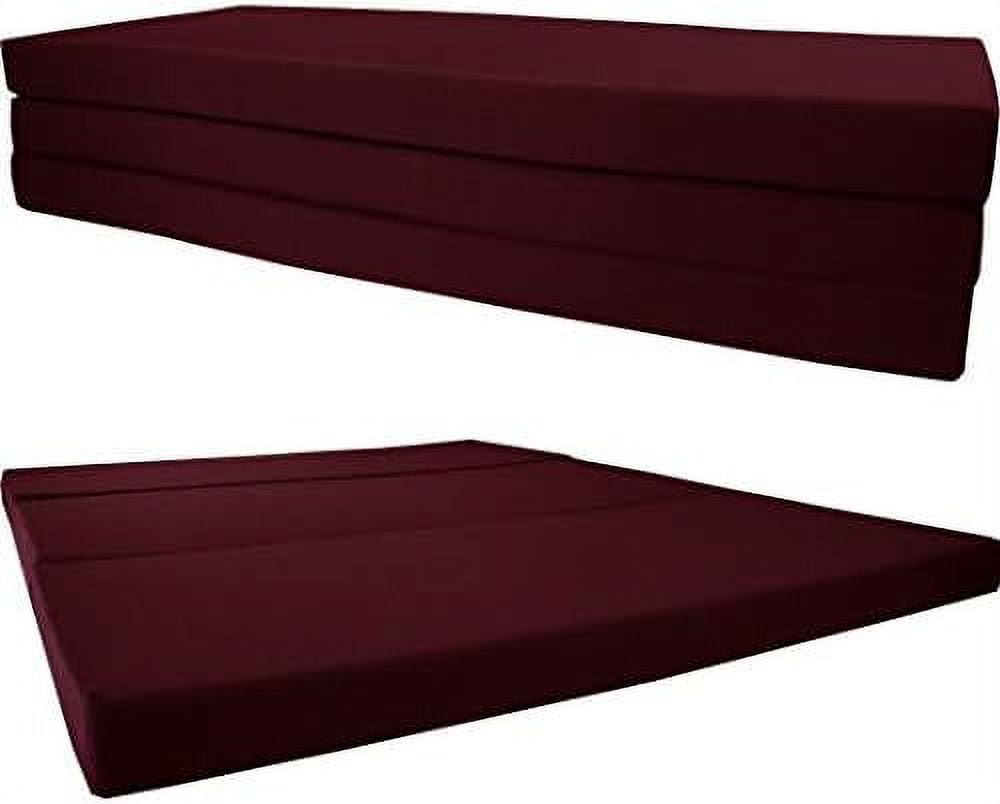 HBLUKDL D&D Futon Shikibuton Tri Fold Foam Beds TriFold Bed High