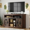 HBLUKDL Farmhouse Style TV Stand for 65+ Inch TVs 34" Tall