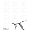 thumbnail image 1 of HBMYN 10 Pairs Eyeglass Nose Pads,Teardrop Shape Nose Pads for Glasses,Push-Pin Nosepads,Anti-Slip Soft Silicone Nose Pad Replacement for Glasses,Sunglasses, 1 of 7