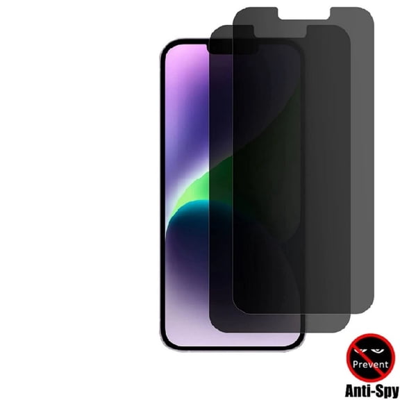 HBMYN 2 Pack iPhone 13 Privacy Screen Protector 6.1 Inch, 9H Anti Spy Dark Tempered Glass Screen Protector for iPhone 13, Easy Installation, Bubble Free Anti-Peep iPhone 13 Screen Protector