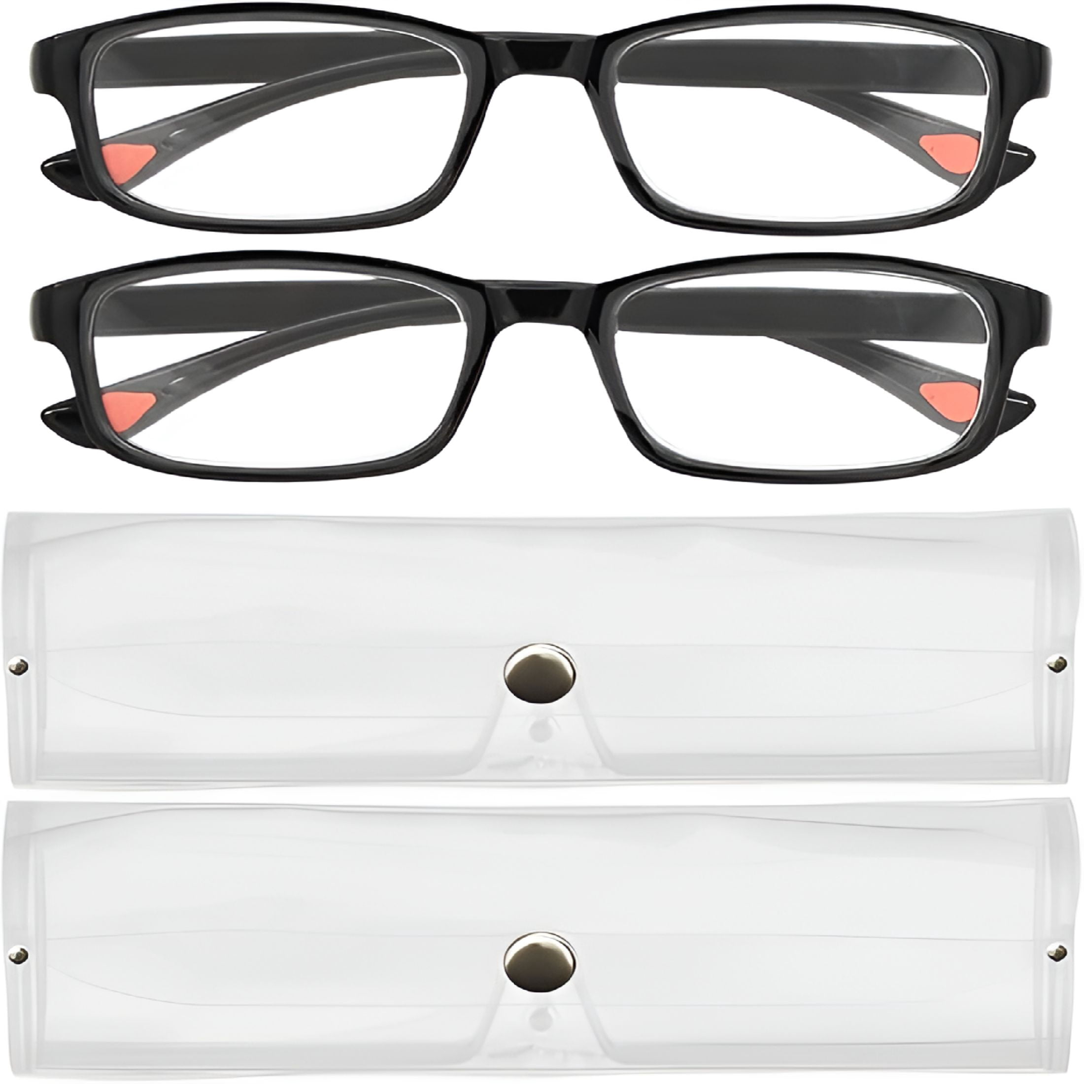 HBMYN 2 Pcs Auto Focus Glasses,Automatic Zoom Reading Intelligent Self ...