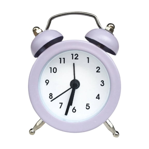 HBMYN 2026 New Alarm Clock Compact Retro Mini Alarm Clocks for Bedrooms Classic Loud Bell Table Clock for Deep Sleep and Peaceful Mornings for Nightstand Office Travel Student Desk