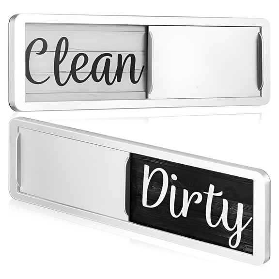 HBMYN 2026 New Dishwasher Clean Sign Clean Dishwasher Sign, for Kitchen, Home, Office