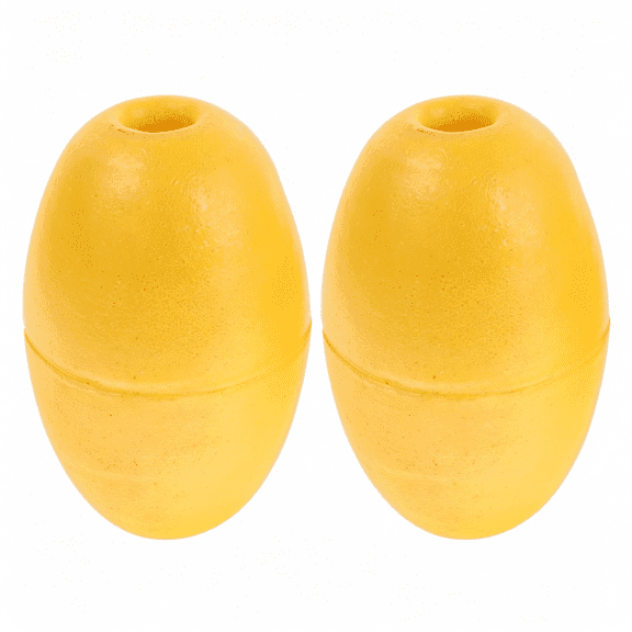 HBMYN 2PCS Oval Float Rope Buoy for Kayak Boat: PVC Anchor Water Fishing Marker Buoy Boat Accessories for Trail Dock Swim Pool Anchor Lines Durable PVC anchor buoy float
