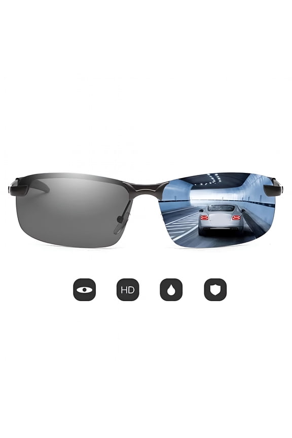 2Packs Unisex Hd Day Night Driving Uv400 Sunglasses Fit Over Glasses Anti Glare Night Driving Glasses Women