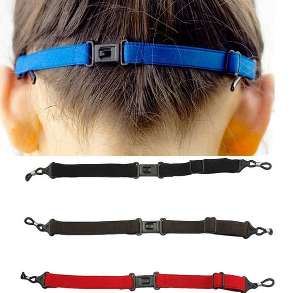 HBMYN 4Pcs Adjustable Elastic Sport Strap Eyeglasses Anti-Slip Fixing Glasses Holder Strap, Secure Eyeglasses Strap for Active Use