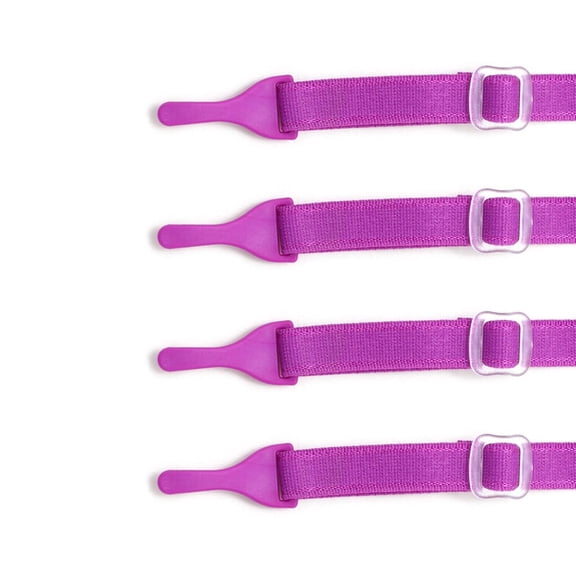 HBMYN 4Pcs Glasses Strap,Elastic Cord and Adjustable Length Glasses Strap,Clip-On Fastening for Kids